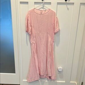 Free People Asymmetrical Pink Dress